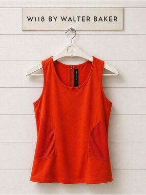 W118 by Walter Baker Fitted Sleeveless Top – Size S